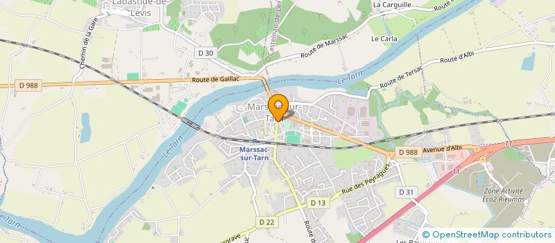 localisation de l'entreprise SCI JULIEN  MARSSAC-SUR-TARN