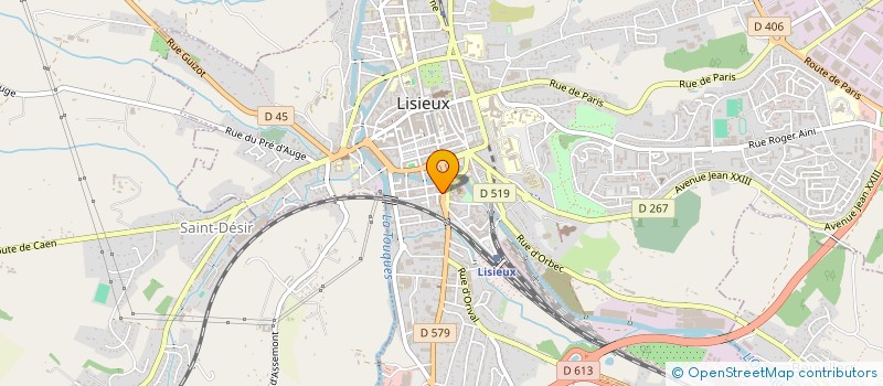 localisation de l'entreprise SCI JULIEN à LISIEUX