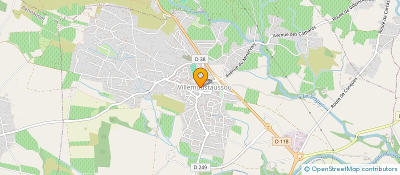 localisation de l'entreprise SCI JULIEN ET MAILIS à VILLEMOUSTAUSSOU