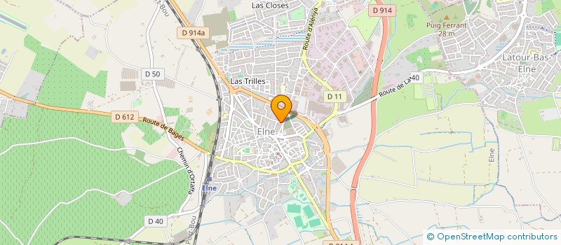 localisation de l'entreprise SCI JULIEN GUILLEMAT  ELNE
