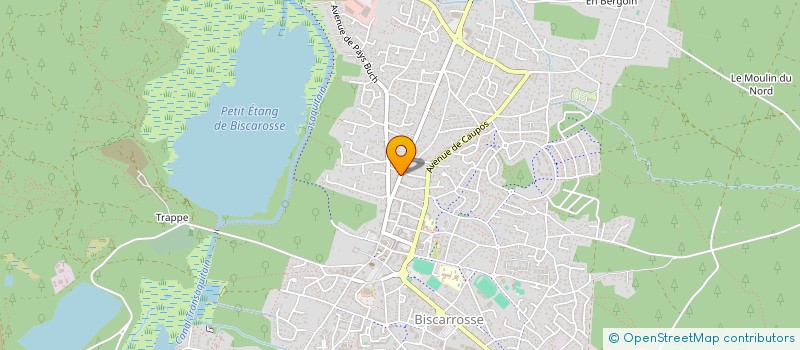 localisation de l'entreprise SCI JULIEN-JEREMY  BISCARROSSE