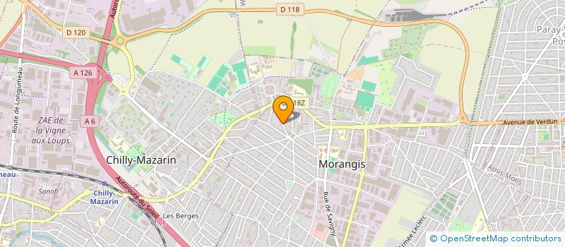 localisation de l'entreprise SCI JULIEN-LOPEZ MALAGA à MORANGIS