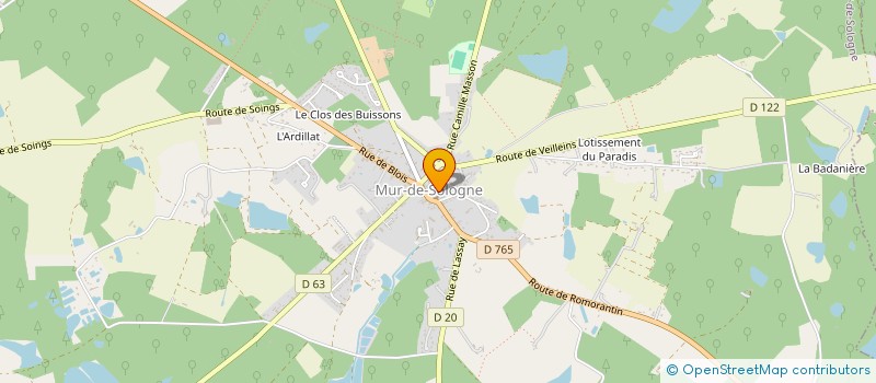 localisation de l'entreprise SCI JULIEN MAREAU  MUR-DE-SOLOGNE