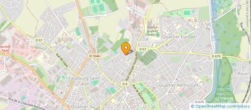 localisation de l'entreprise SCI JULIEN-POHIER à SAINT-QUENTIN