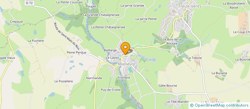 localisation de l'entreprise SCI JULIENAS  MALLIEVRE