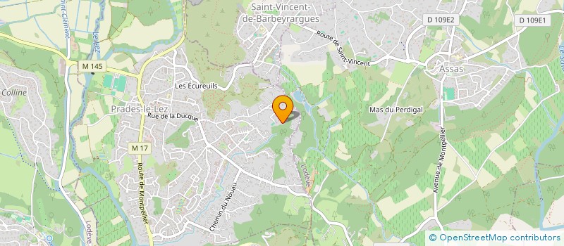 localisation de l'entreprise SCI JULIENNE  PRADES-LE-LEZ