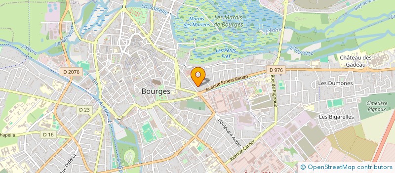 localisation de l'entreprise SCI JULIENS  BOURGES