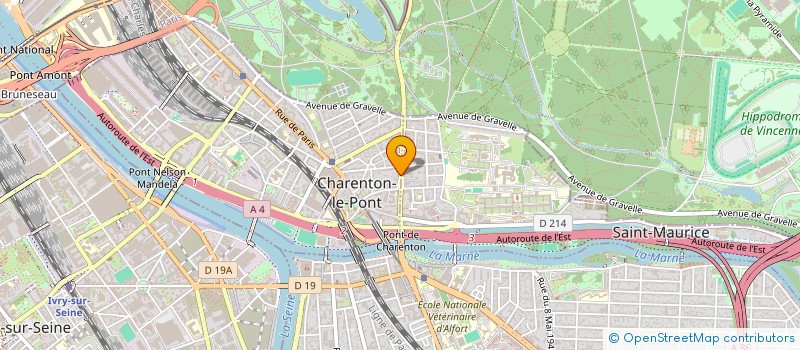 localisation de l'entreprise SCI JULIETTE  CHARENTON LE PONT