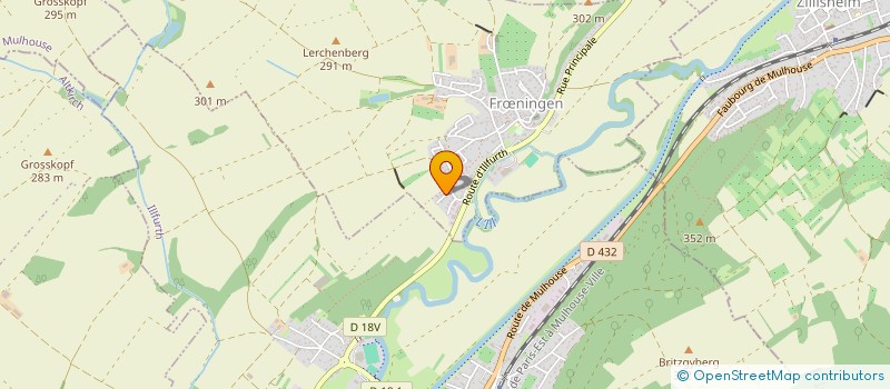 localisation de l'entreprise SCI JULIETTE  FRNINGEN