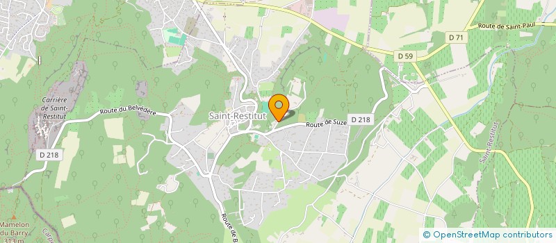 localisation de l'entreprise SCI JULIETTE  SAINT-RESTITUT