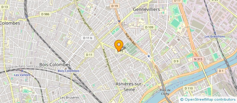 localisation de l'entreprise SCI JULIETTE à ASNIERES-SUR-SEINE