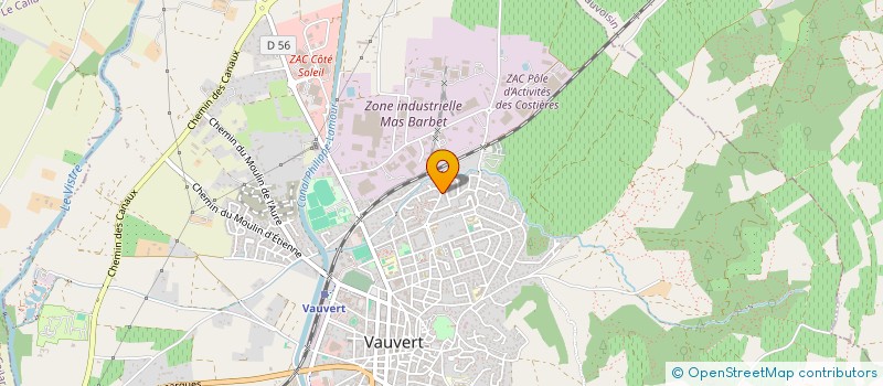 localisation de l'entreprise SCI JULIETTE  VAUVERT