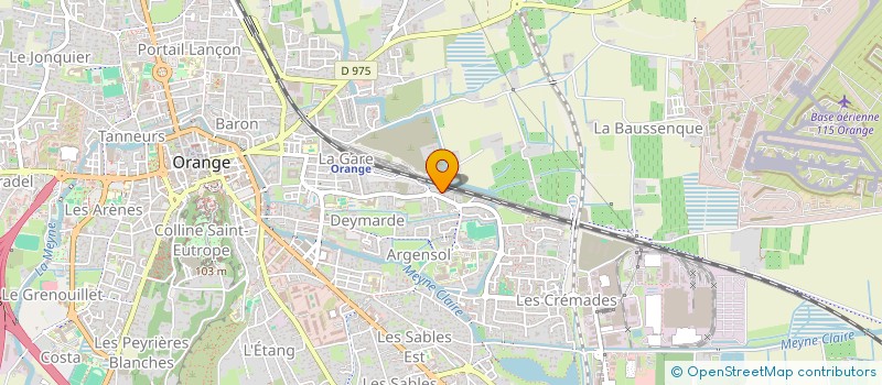 localisation de l'entreprise SCI JULIETTE  ORANGE