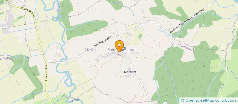 localisation de l'entreprise SCI JULIETTE  SAINT-CHRISTAUD