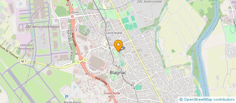 localisation de l'entreprise SCI JULIETTE  BLAGNAC