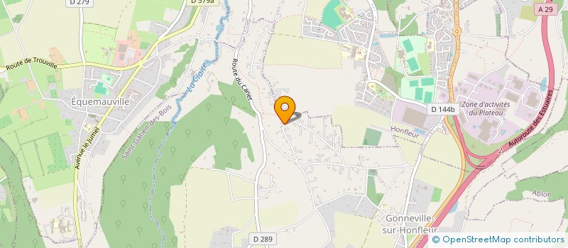 localisation de l'entreprise SCI JULIETTE  GONNEVILLE-SUR-HONFLEUR