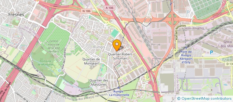 localisation de l'entreprise SCI JULIETTE WEI à RUNGIS
