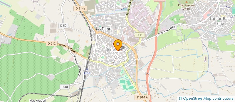 localisation de l'entreprise SCI JULIFER  ELNE