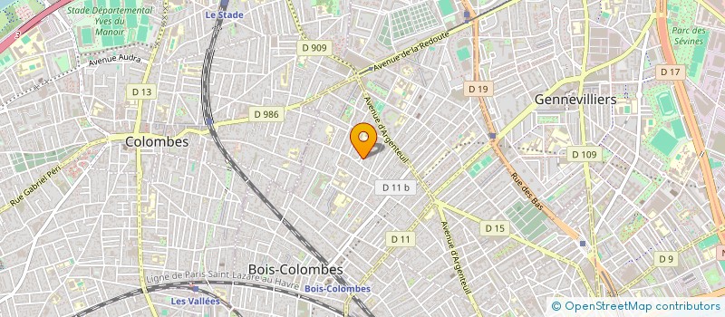localisation de l'entreprise SCI JULIHAN INVEST à BOIS-COLOMBES