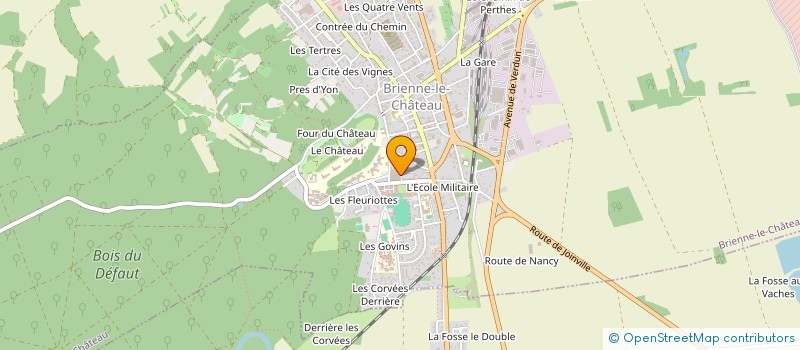 localisation de l'entreprise SCI JULIHELE  BRIENNE-LE-CHATEAU