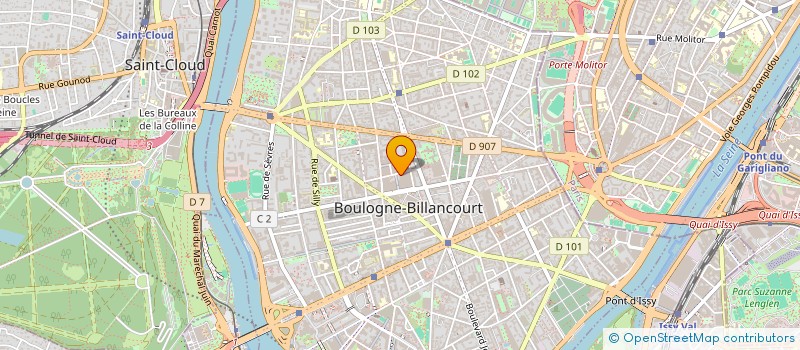 localisation de l'entreprise SCI JULIMMO à BOULOGNE-BILLANCOURT
