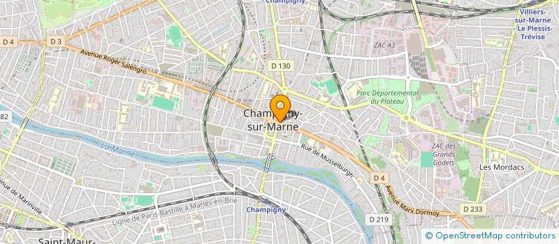 localisation de l'entreprise SCI JULIMMO  CHAMPIGNY-SUR-MARNE