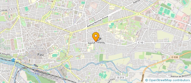 localisation de l'entreprise SCI JULINA à PAU