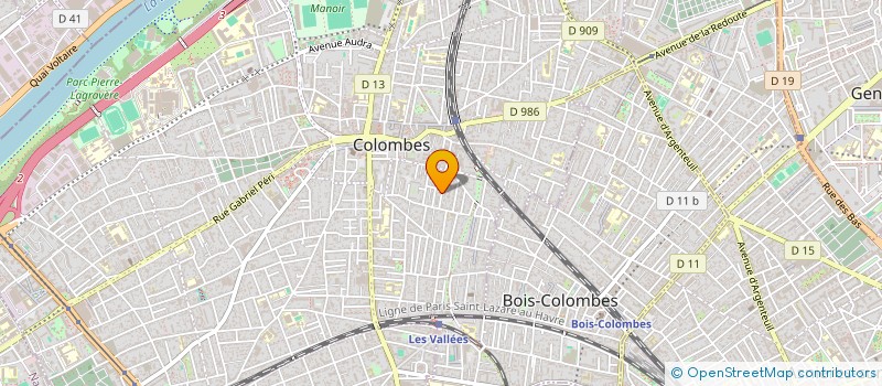 localisation de l'entreprise SCI JULINE à COLOMBES