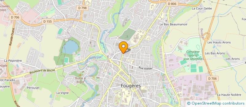 localisation de l'entreprise SCI JULINE  FOUGERES