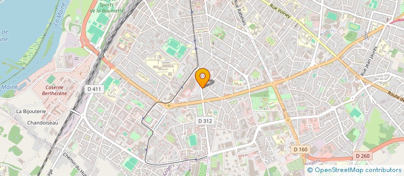 localisation de l'entreprise SCI JULINE à ANGERS