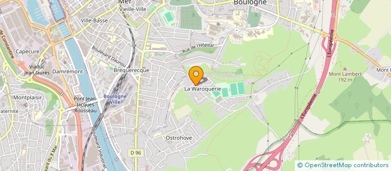 localisation de l'entreprise SCI JULINE à SAINT-MARTIN-BOULOGNE