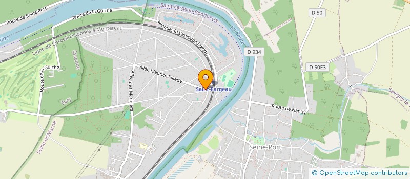 localisation de l'entreprise SCI JULINE ET GULAN à SAINT-FARGEAU-PONTHIERRY