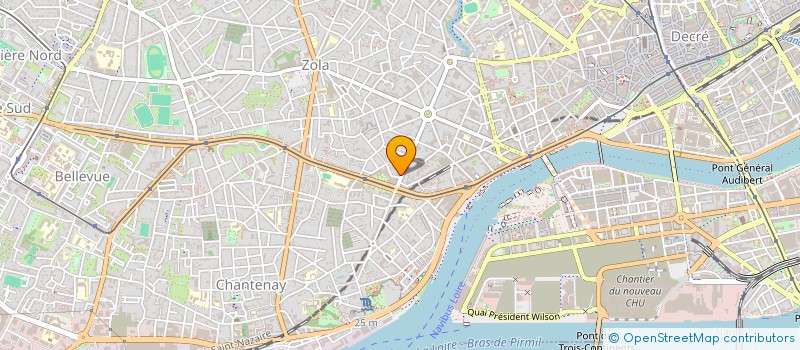 localisation de l'entreprise SCI JULINE IMMO à NANTES