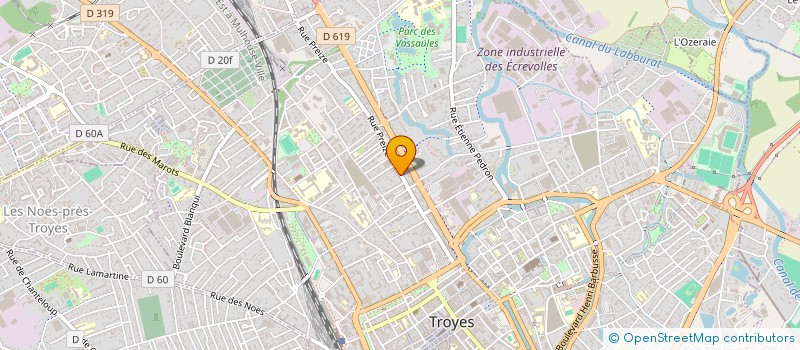 localisation de l'entreprise SCI JULIPE à TROYES