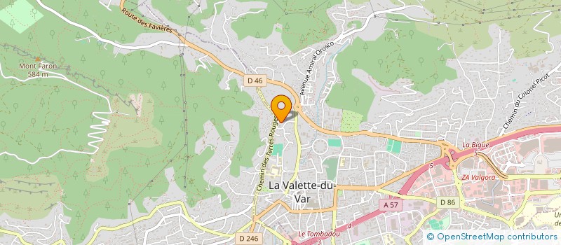 localisation de l'entreprise SCI JULIPERRI à LA VALETTE-DU-VAR