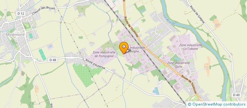 localisation de l'entreprise SCI JULIRODI  AUTERIVE