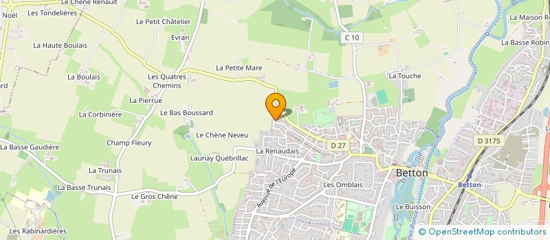 localisation de l'entreprise SCI JULISA  BETTON