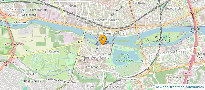 localisation de l'entreprise SCI JULIVANE  TOURS