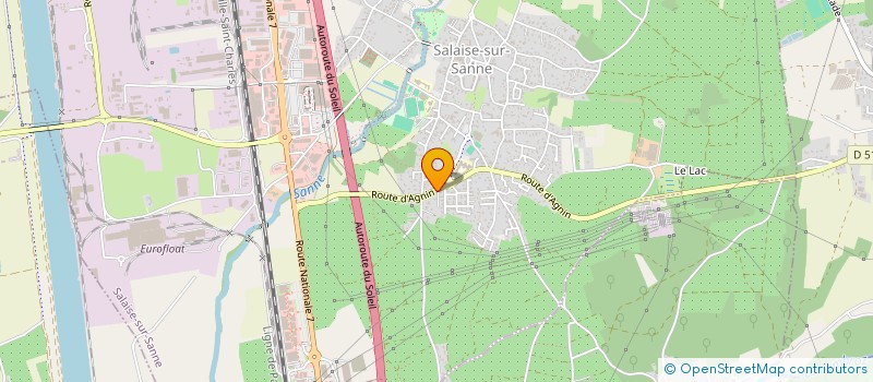 localisation de l'entreprise SCI JULLIEN  CHANAS