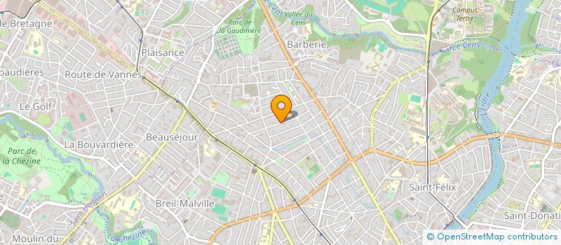 localisation de l'entreprise SCI JULLIN  NANTES