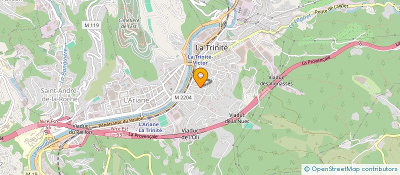 localisation de l'entreprise SCI JULMAR à LA TRINITE