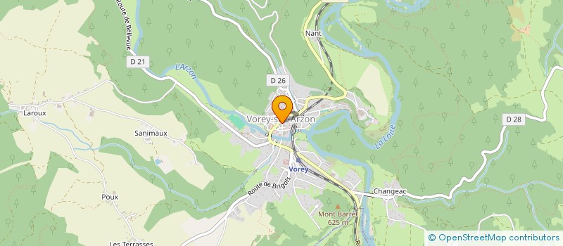 localisation de l'entreprise SCI JULMAR  VOREY