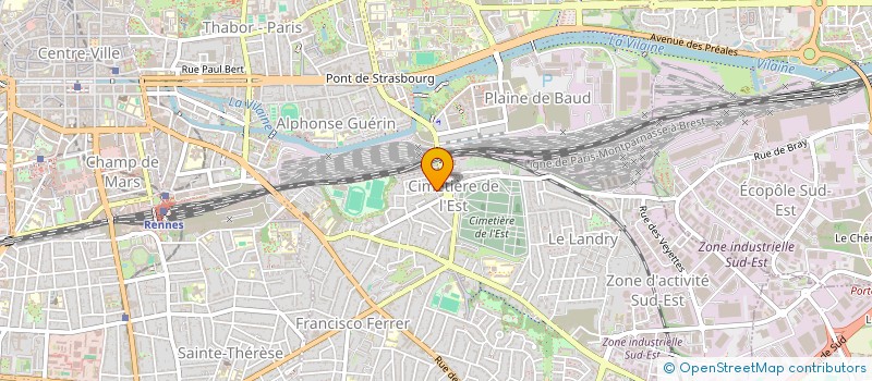 localisation de l'entreprise SCI JULMAT  RENNES