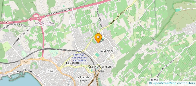 localisation de l'entreprise SCI JULO à SAINT-CYR-SUR-MER