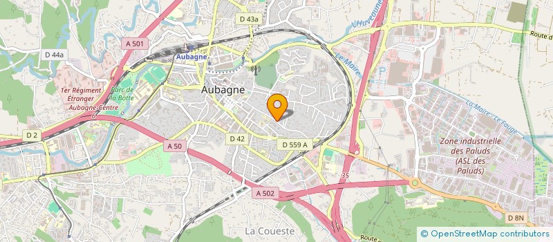 localisation de l'entreprise SCI JULO à AUBAGNE