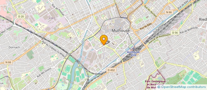 localisation de l'entreprise SCI JULO  MULHOUSE