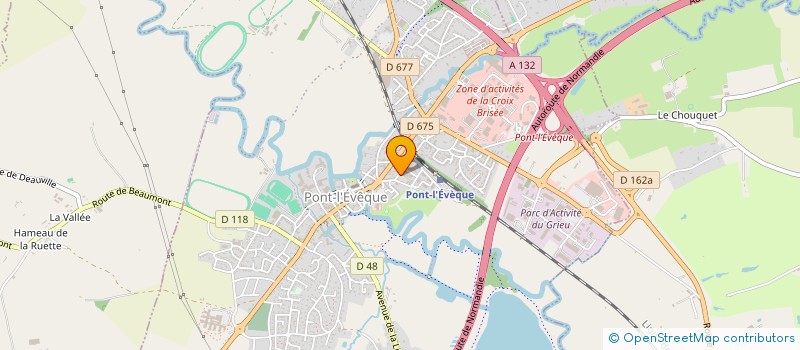 localisation de l'entreprise SCI JULO  PONT L'EVEQUE