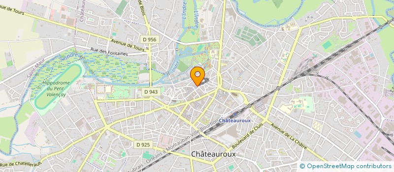 localisation de l'entreprise SCI JULOMAEL à CHATEAUROUX