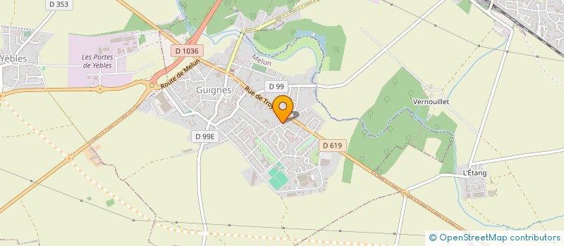 localisation de l'entreprise SCI JULOR  GUIGNES