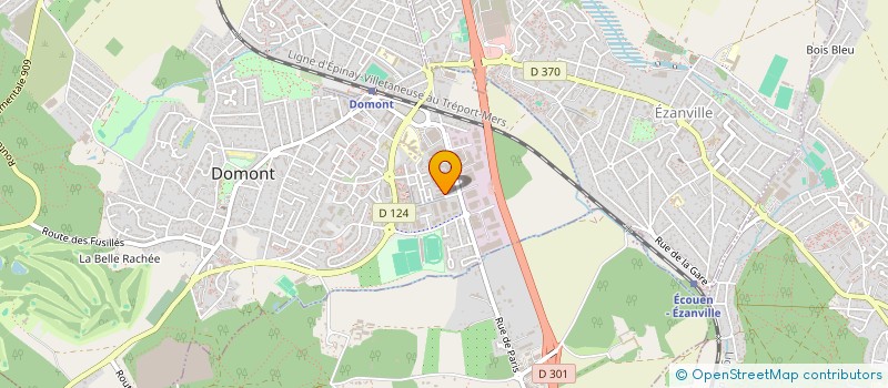 localisation de l'entreprise SCI JULOSA  DOMONT